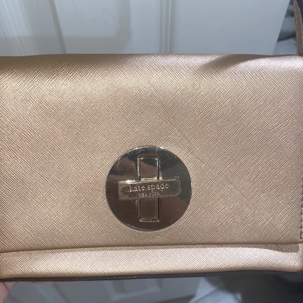 Kate Spade Rose Gold Crossbody Bag - Picture 2 of 7